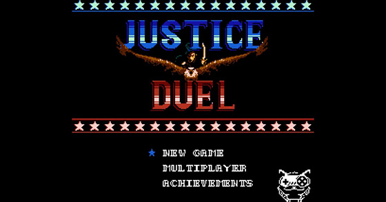 mega cat studios justice duel is out now for the nes system