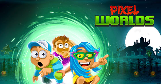 pixel worlds halloween update sees developers dressing up and running amok in-game