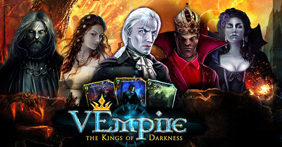 the vampire themed digital deck building game vempire is now available on steam