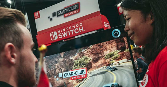 gear club unlimited is launching to the nintendo switch by tomorrow