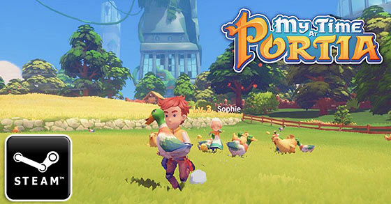 my time at portia is coming to steam early access on the 23rd of january