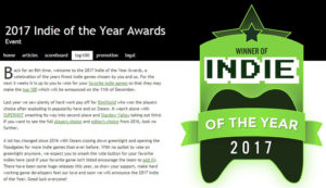 the 2017 indie of the year awards