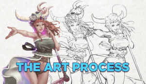 crystal maidens the art process