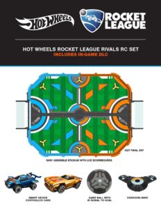 psyonix and hot wheels has just announced a new rocket league rc toy set