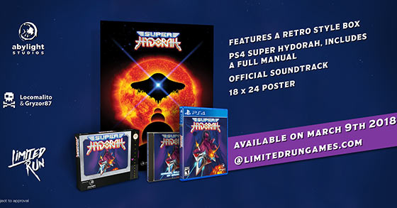 the indie shoot-em-up super hydorah gets a physical edition for ps4