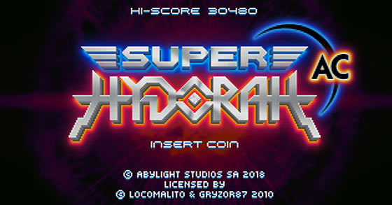 the indie shoot-em-up super hydorah is coming to the new arcade platform exa arcadia