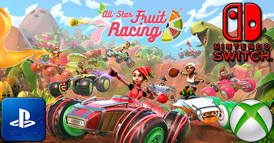 all-star fruit racing is coming to ps4 xbox one and nintendo switch in july of this year