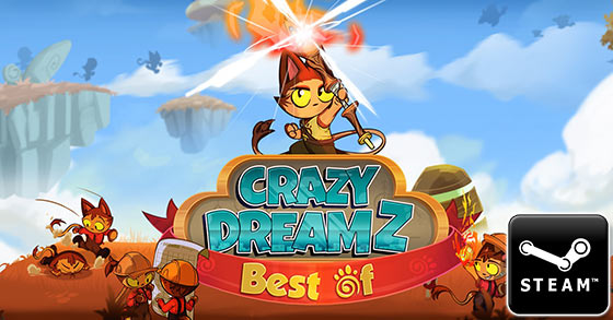crazy dreamz best of is out now via steam the community creators will receive fifty percent of the games revenue