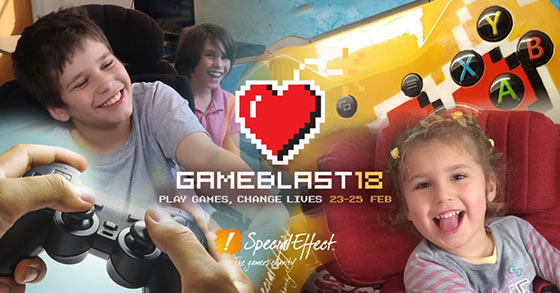 specialeffects gameblast18 charity weekend raised over 220K pounds