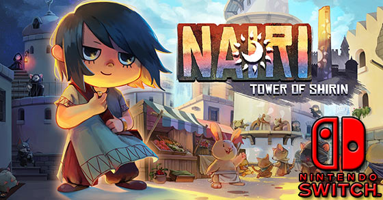 the adventure puzzle game nairi tower of shirin is coming to the nintendo switch