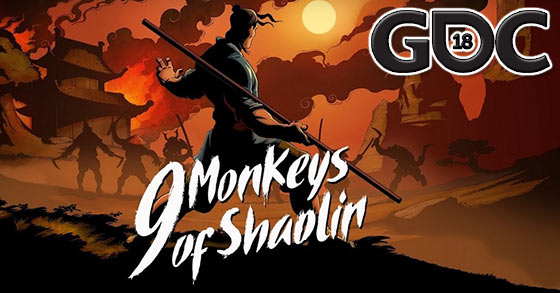 the brand-new beat-em-up game 9 monkeys of shaolin is coming to gdc 2018
