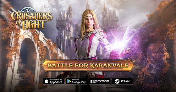 the mmorpg crusaders of light has launched its battle for karanvale content update