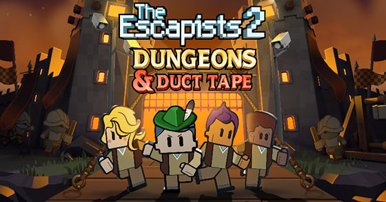the escapists 2s dungeons and duct tape dlc is out now for console and pc