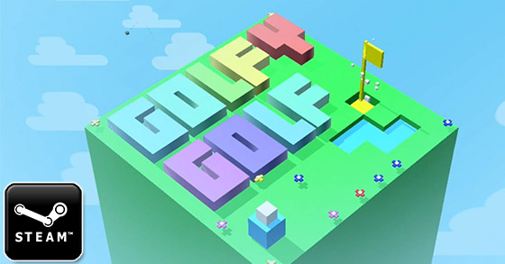 the golf based puzzler golfy golf has landed on steam
