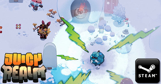 the top-down shooter juicy realm is out now on steam
