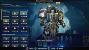 space hulk deathwing enhanced edition ps4 customization options