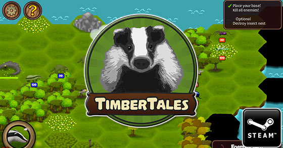 the nature themed turn-based strategy game timbertales has landed on steam