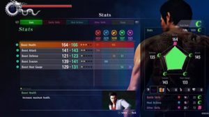 yakuza 6 the song of life stats