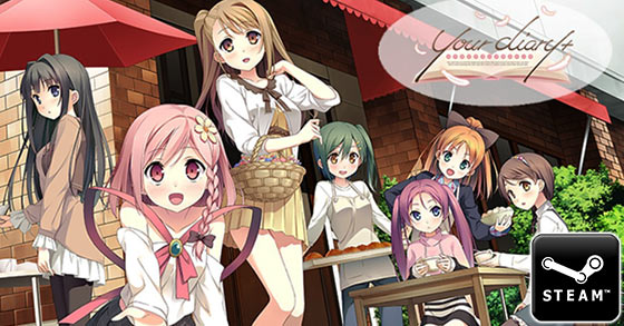 dmm games and hobibox new visual novel game your diary plus is coming to steam august 10th