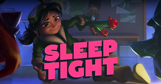the arcade style twin-stick shooter sleep tight is out now on pc and nintendo switch