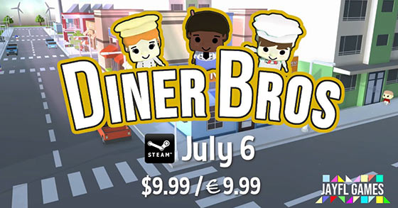 the hectic kitchen action game diner bros releases on steam by tomorrow