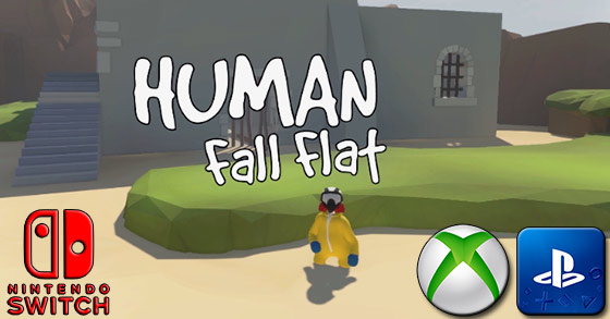 the physics-based puzzle platformer human fall flat brings 8 player multiplayer to consoles on august 28th