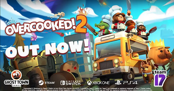 overcooked 2 is launching today for ps4 xbox one nintendo switch and pc