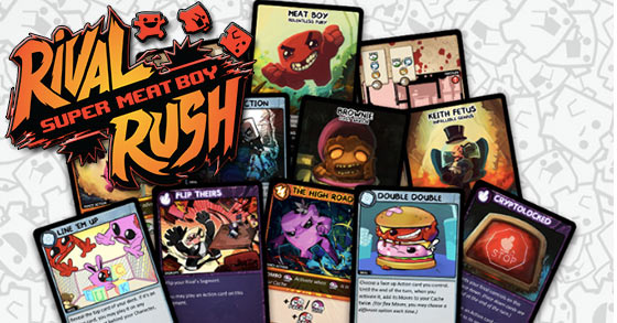 meat boy gets its own collectable card game with super meat boy rival rush