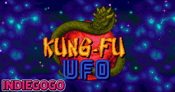 the new sega mega drive game kung-fu ufo is now live on indiegogo