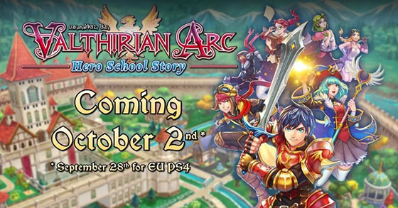 the rpg simulation hybrid valthirian arc hero school story has announced its release date