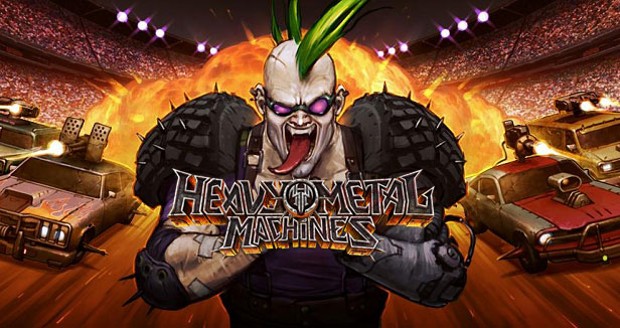 the vehicle combat moba heavy metal machines is coming to pc on september 19t