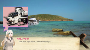 attack helicopter dating simulator the beach