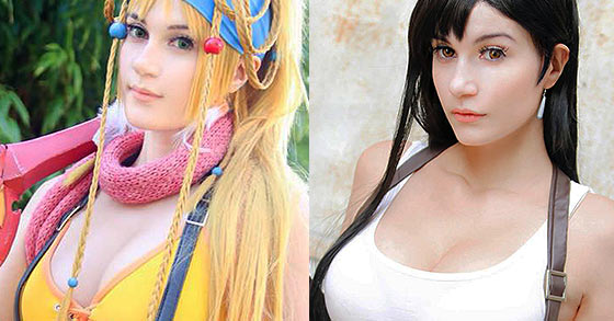 meryl sama just unleashed her sexy cosplay of tifa lockhart and rikku from final fantasy
