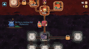 "Molecats" the level selection screen molecats the level selection screen