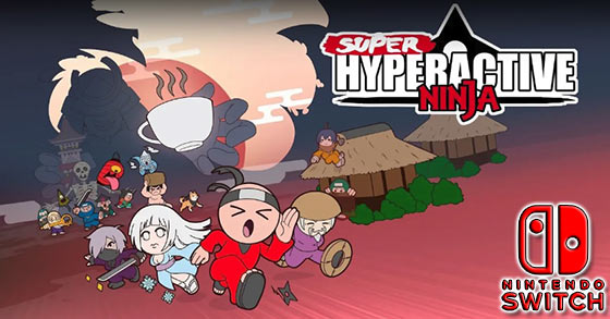 super hyperactive ninja is coming to nintendo switch on the 25th of october