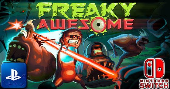the neat action rogue lite freaky awesome is coming to ps4 and nintendo switch today