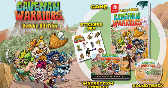 the physical edition of caveman warriors is coming to the switch by the end of 2018