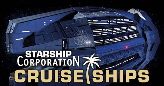 the space sim game starship corporation has launched its cruise ships dlc