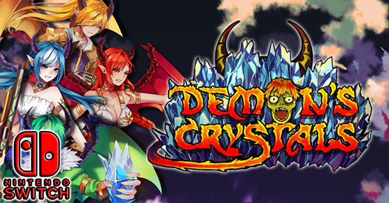 the twin-stick shooter demons crystals is out now for nintendo switch in usa