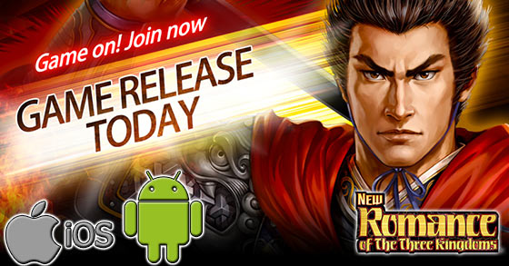 new romance of the three kingdoms is out now on ios and android devices