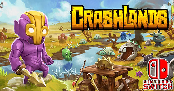 the crafting adventure rpg crashlands is coming to nintendo switch on the 8th of november