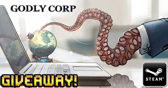 godly corp pc giveaway six steam keys for six tentacle simulator hungry gamers