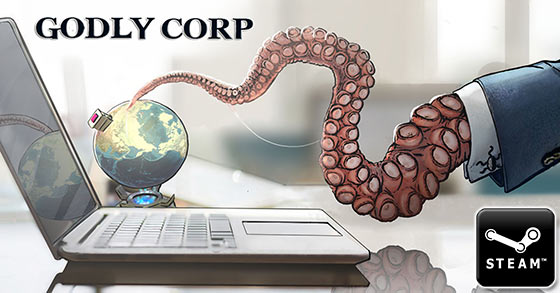 the crazy tentacle physics-based simulator game godly corp is out now via steam