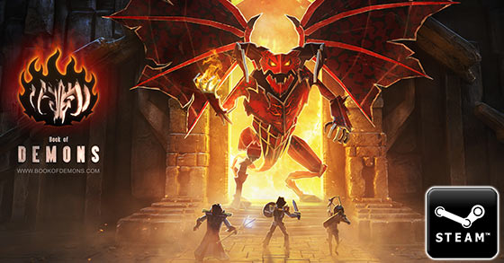 the hack and slash deck building hybrid book of demons is out now for pc via steam