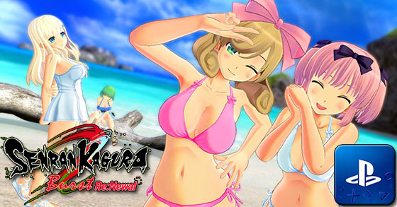 senran kagura burst re-newal is now available on ps4 in europe and in australia
