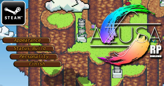 the 16 bit-like 2d mmordg azusa rp online is now available via steam
