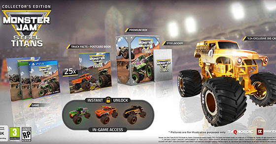 monster jam steel titans is coming to pc and console on june 25th