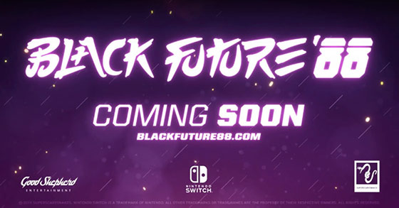 the 2d synth punk roguelike action shooter black future 88 is coming to the switch in 2019