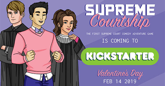 the judicial friendship simulator supreme courtship has landed in kickstarter