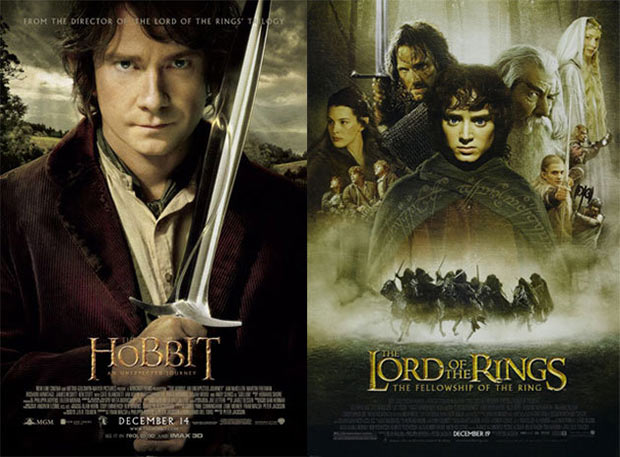 The Hobbit and Lord of the Rings Trilogy - Extended Edition Blu-ray ...